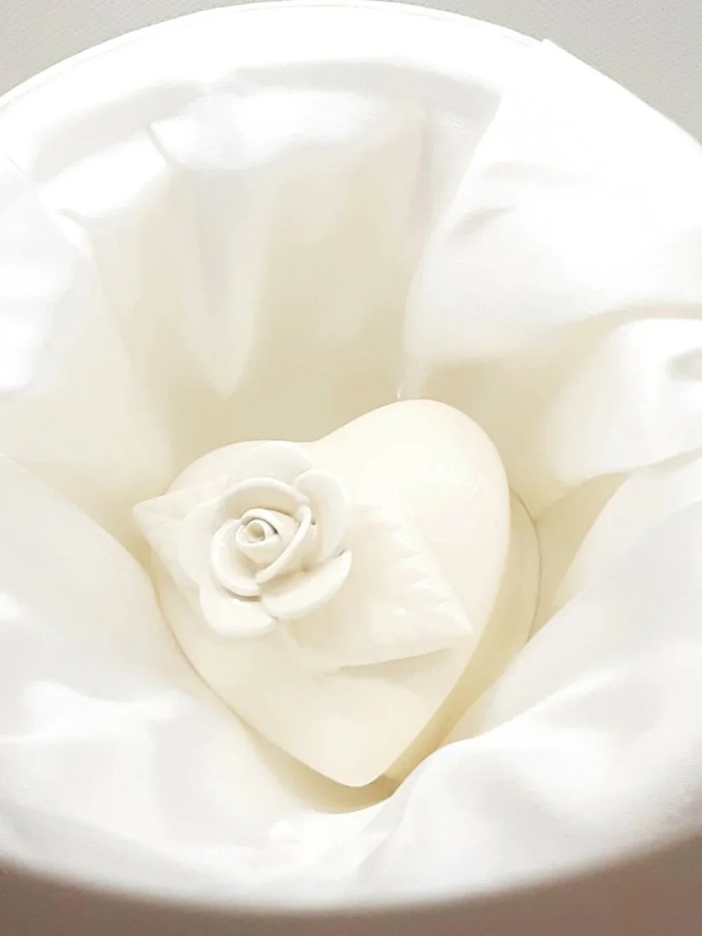NEW Mud Pie Heart Bridal Cake Topper